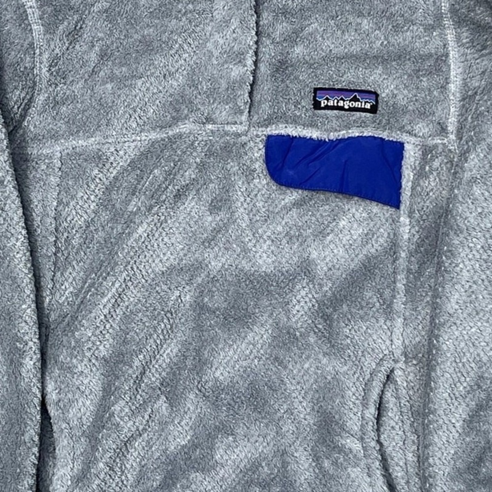 Patagonia Womens Re-Tool Snap-T Pullover Gray Blue Fleece Jacket 25442 XS - Picture 3 of 7